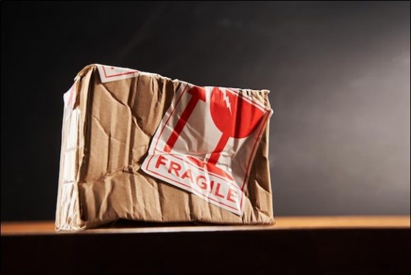 Utilstrækkelige emballagematerialer